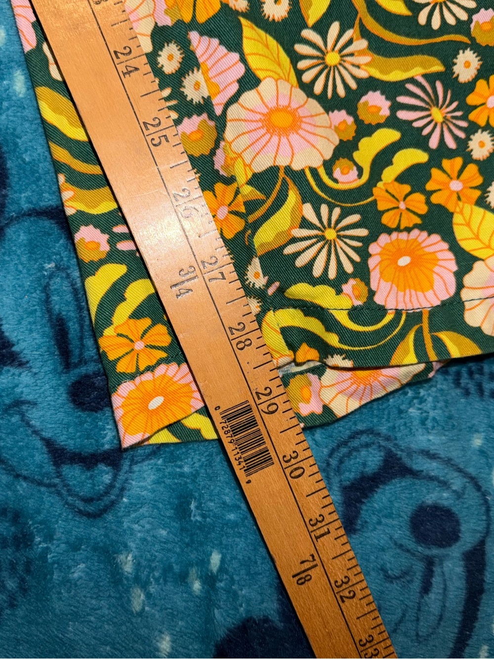 Lucy & Yak Floral Green & Yellow Wide Leg Pants - Picture 5 of 5